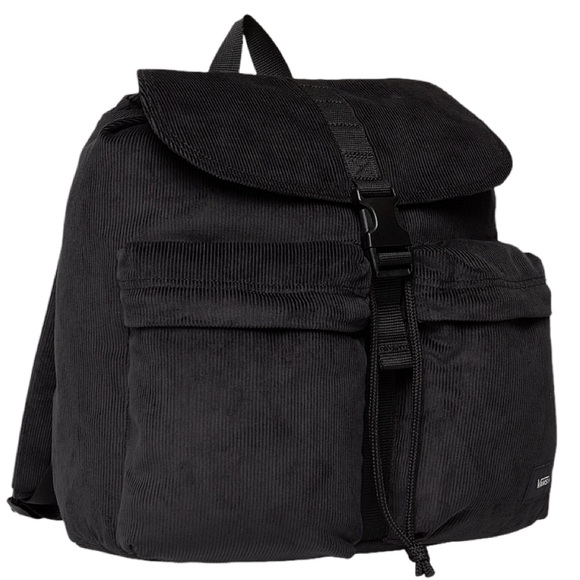 Vans Scatter Black Corduroy Backpack - Picture 4 of 6